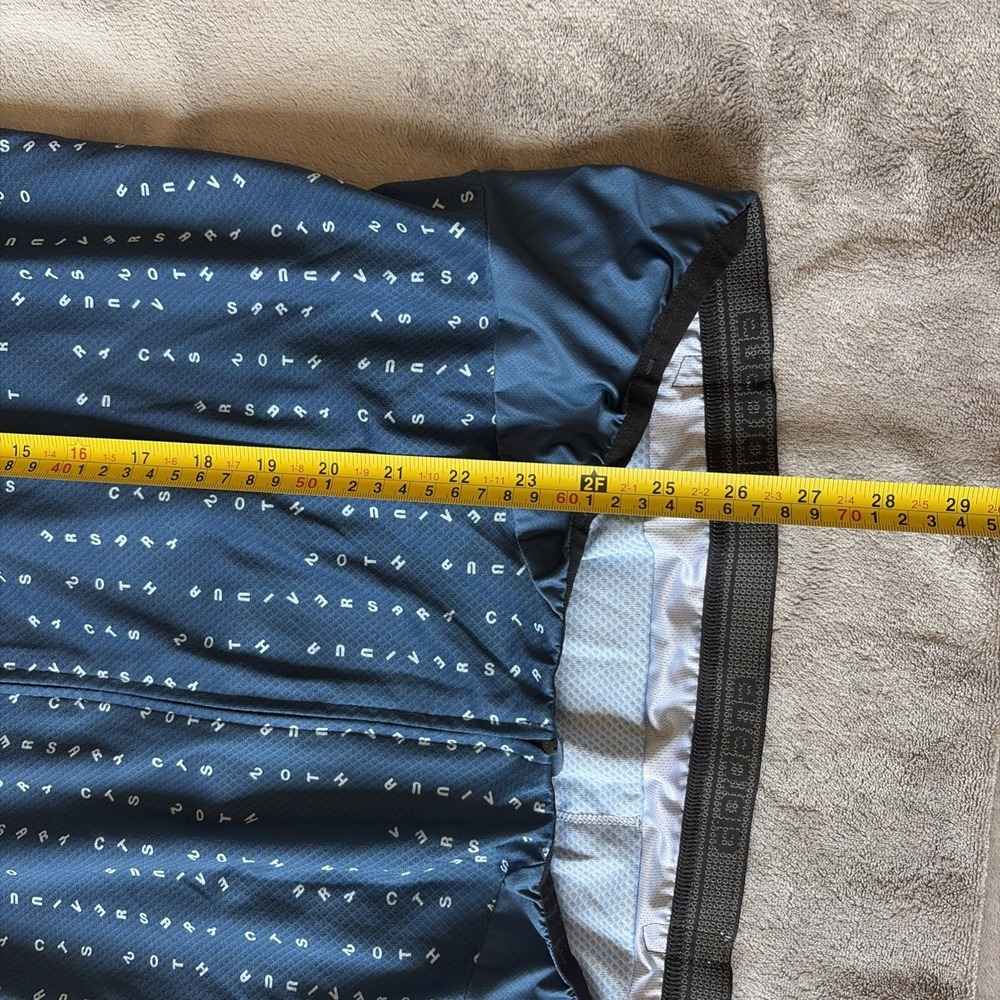 Giordana Women's Blue Cycling Jersey Shirt Size XL Zip - Picture 7 of 7